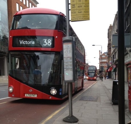 A brand spanking new Routemaster bus
